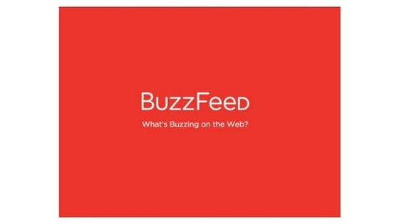 BuzzFeed Pitch Deck