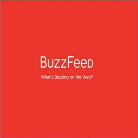 BuzzFeed Pitch Deck