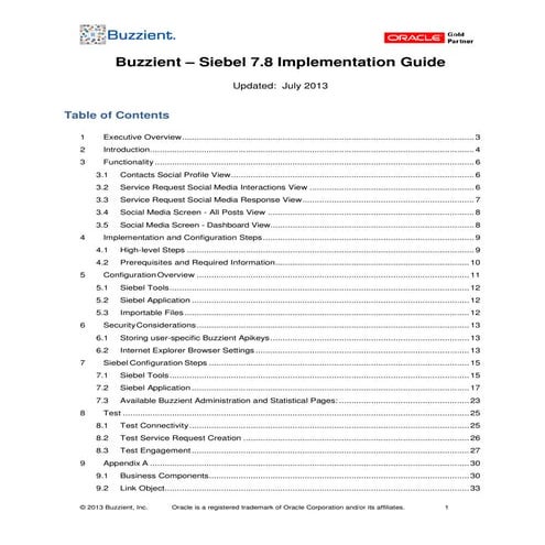 Buzzient siebel78 implementation_guide