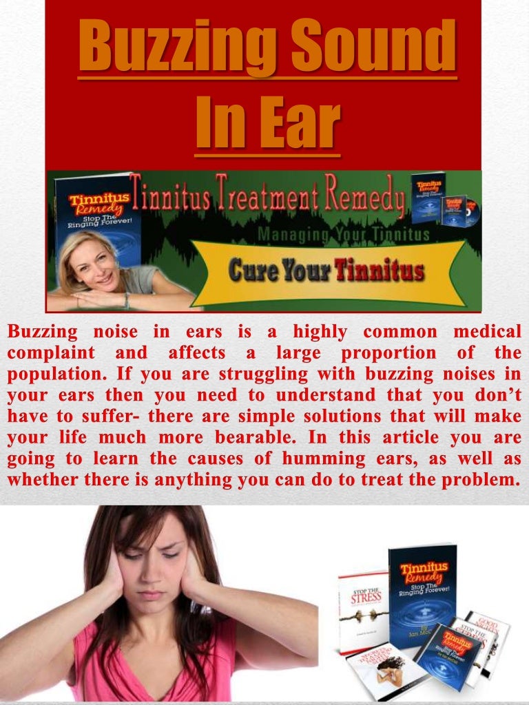 Buzzing sound in ear