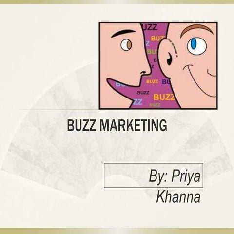 Buzz marketing