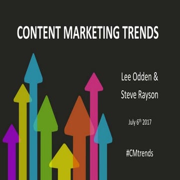 The Content Marketing Revolution: Trends You Need to Know
