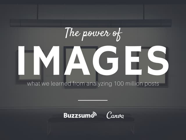 The Power of Images - Canva & BuzzSumo Webinar