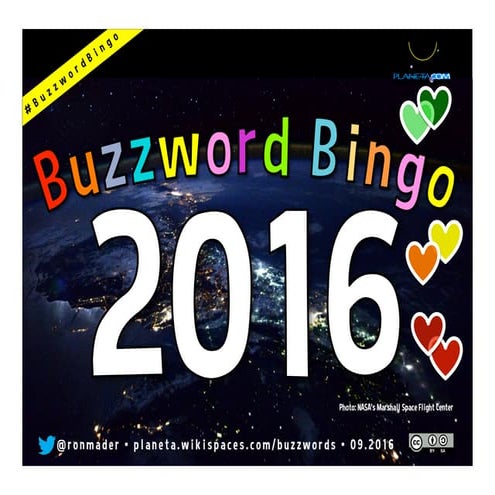 Buzzword Bingo 2016