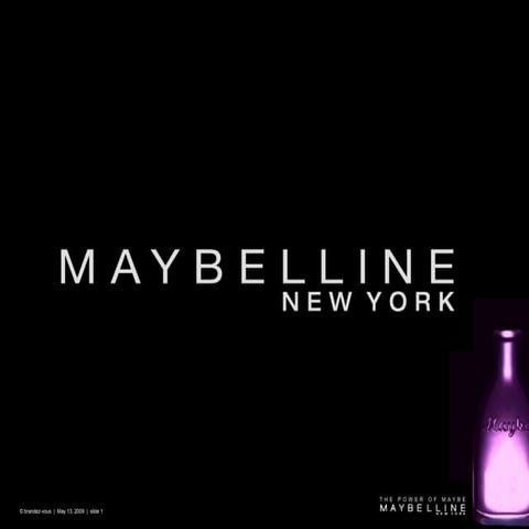 brandez-vous for Maybelline New York (Brandstorm 2009)