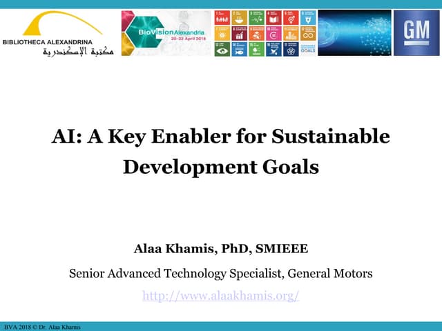 AI: A Key Enabler for Sustainable Development Goals