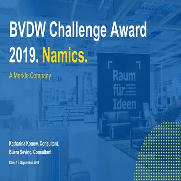 BVDW Challenge 2019: Concept of the award winners Katharina Konow and Büsra Sevinc