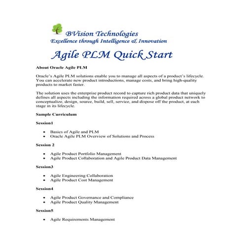 People Tree Technologies Agile Plm