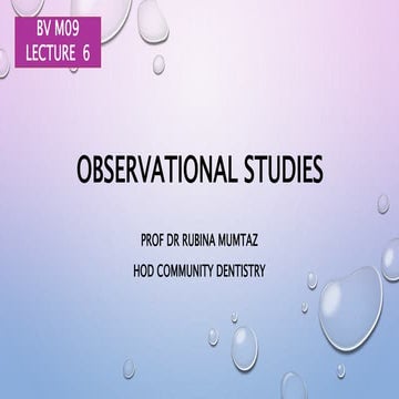 BV M09 Lecture 6 OBSERVATIONAL STUDIES.pptx