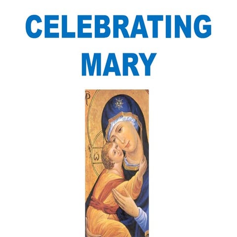 Bvm celebrating mary