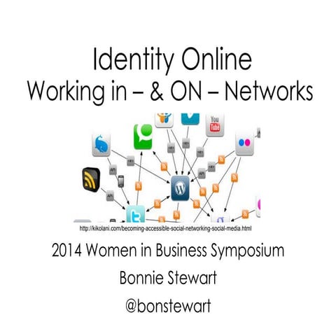 Online Identity: Working in - and on - Networks