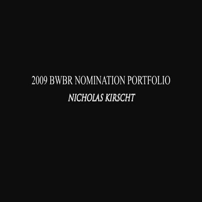 BWBR Portfolio