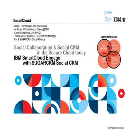 Bwcon technologies and innovations for baden württemberg in dialog at ibm apr...