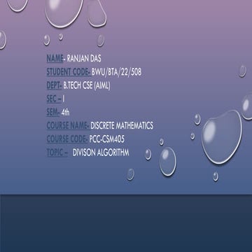 discrete math ppt on how to solve maths easily