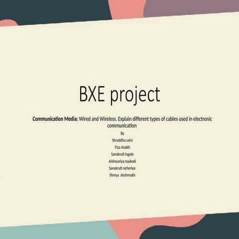 BXE project-WPS Office.pptx helpful project | PPTX