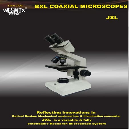 Bxl coaxial microscopes jxl 2