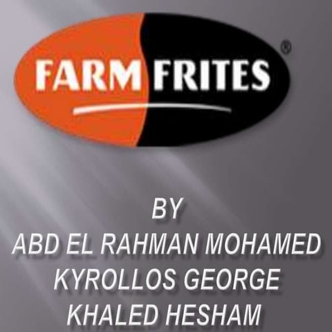 Farm Frites | PPTX
