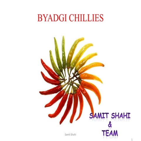 Byadgi chillies, know more about chilliiii.....