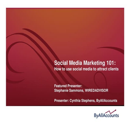 Social Media Marketing For Financial Advisors