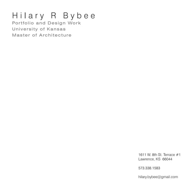 Bybee Portfolio   Pages