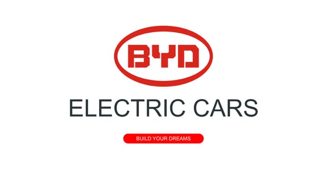 BYD electric cars & strategy 