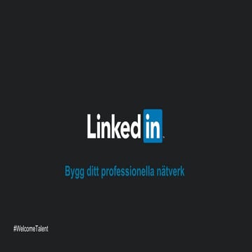 Bygg ditt professionella nätverk