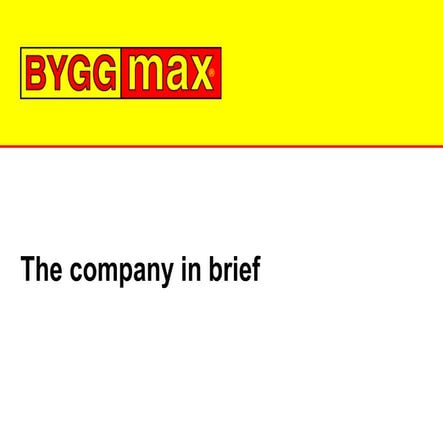 Магнус Агервальд, Byggmax: Ассортиментная стратегия DIY