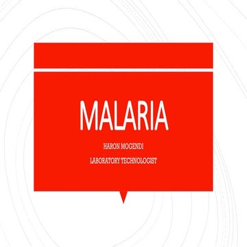 BY HARON.pptx MEDICAL LABORATORY OF MALARIA