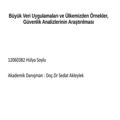 Büyük veri(bigdata)