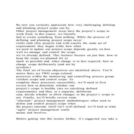 By now you certainly appreciate how very challenging defining 