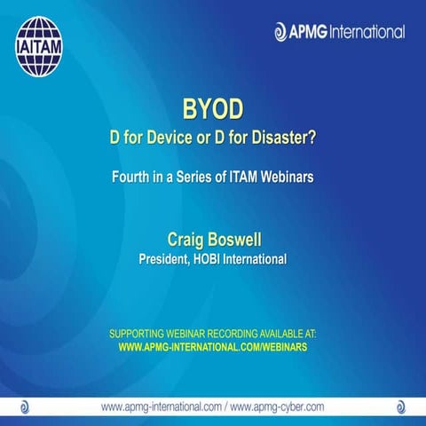 BYOD: D for Device or D for Disaster?