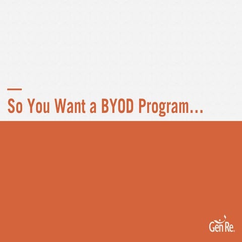 Wondering About the "Bring Your Own Device to Work" Trend?