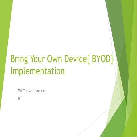 Business Case Of Bring Your Own Device[ BYOD] 