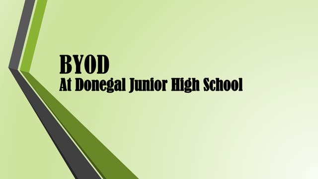 Byod for djh students final