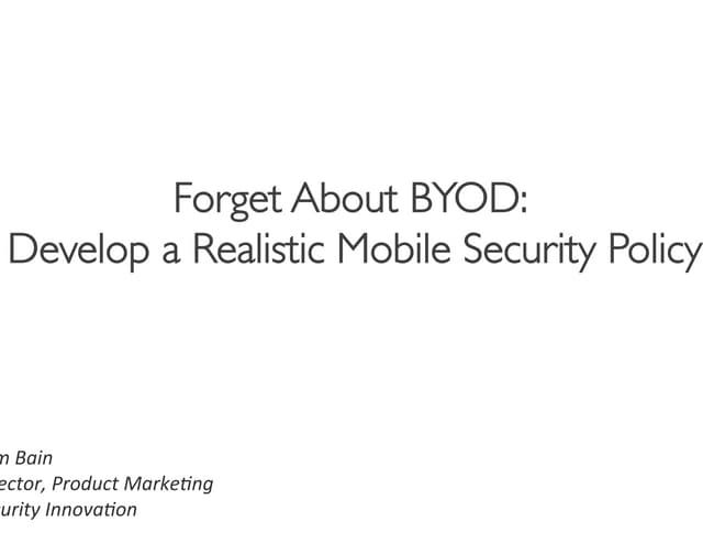 Re-Thinking BYOD Policy.pptx
