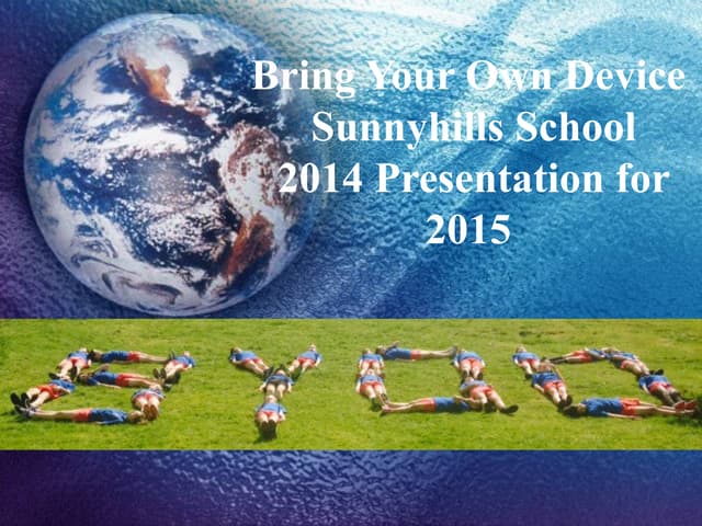 BYOD Presentation for 2015 Year