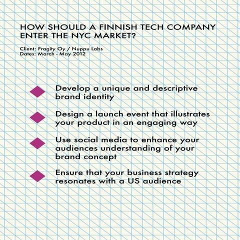 Market Entry Strategy for Fragity