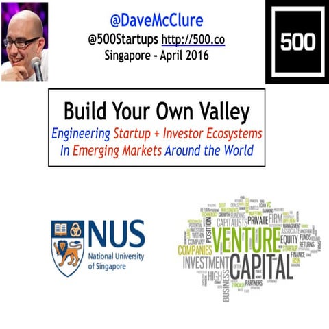 Build Your Own Valley: Engineering Startup & Investor Ecosystems in Emerging ...