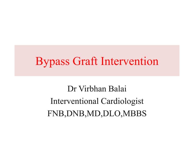 Bypass graft intervention2