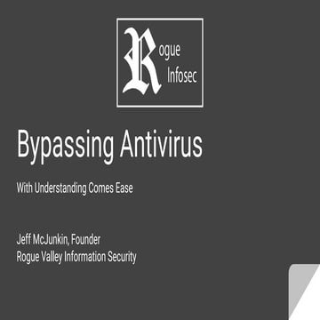 Bypassing Antivirus for effective security