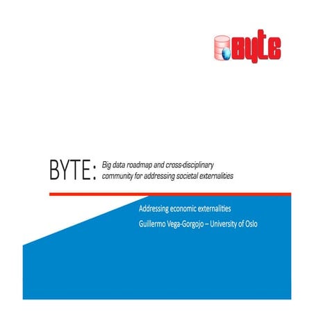 Addressing economic externalities