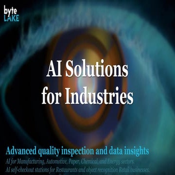 AI Solutions for Industries