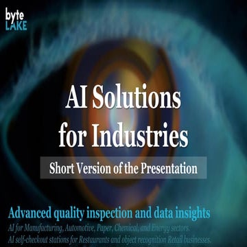AI Solutions for Industries (short)