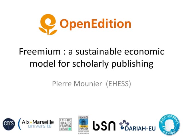 OpenEdition Freemium