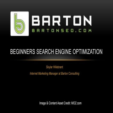 Beginners SEO - A Forum at BYU-Idaho