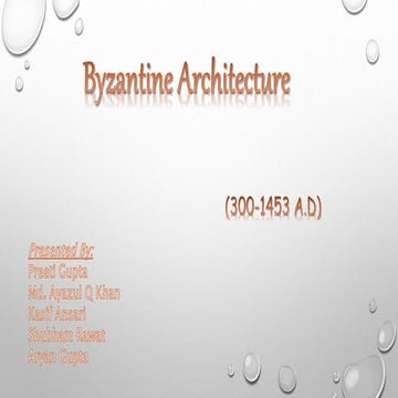 Byzantime architecture