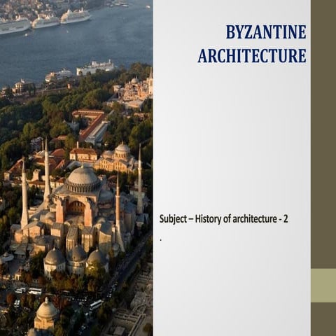 Byzantine architecture