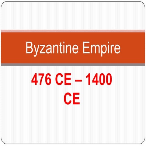 Byzantine empire