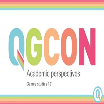 Academic approaches to games