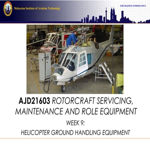 helicopter ground handling equipment